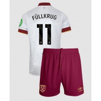 Echipament fotbal West Ham United Niclas Fullkrug #11 Tricou Treilea 2024-25 pentru copii maneca scurta (+ Pantaloni scurti)